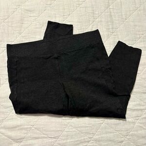 LOFT Charcoal Heather Gray Leggings Large